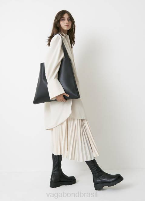 Vagabond D60R250 couro preto unissex bolsa milazzo acessório