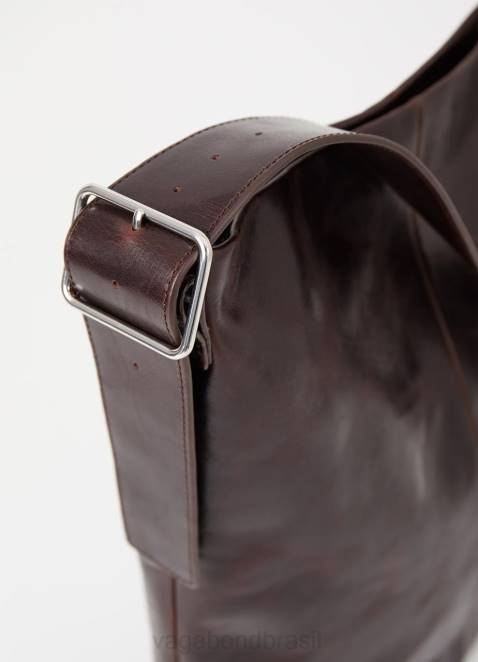 Vagabond D60R252 couro marrom escuro unissex bolsa estocolmo acessório