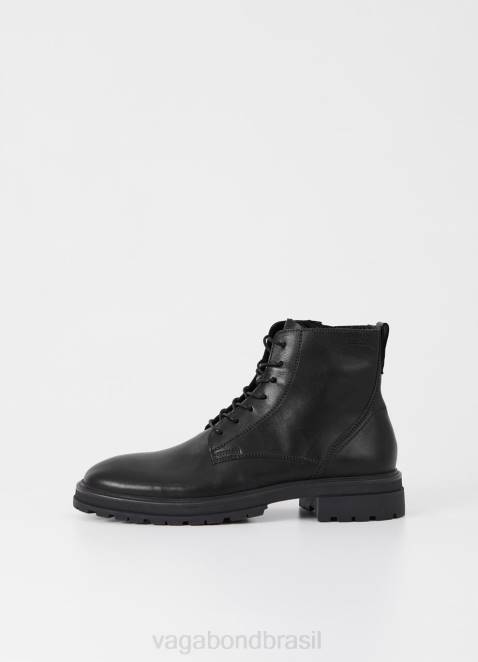 Vagabond D60R300 couro preto homens bota johnny 2.0 calçados
