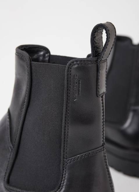 Vagabond D60R302 couro preto homens bota johnny 2.0 calçados