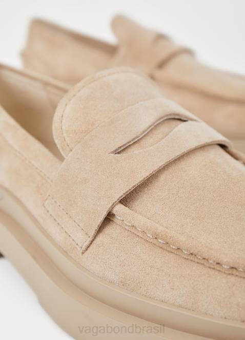 Vagabond D60R282 camurça bege homens mike vadio calçados