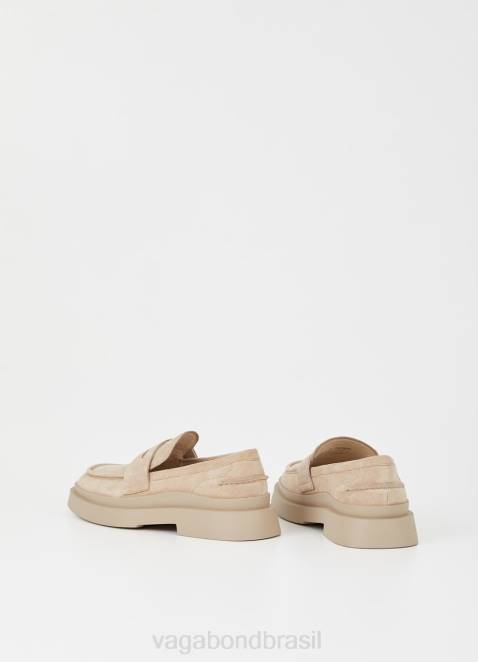 Vagabond D60R282 camurça bege homens mike vadio calçados