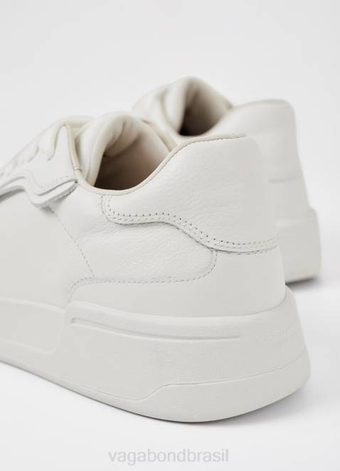 Vagabond D60R267 couro branco homens tênis cedric calçados