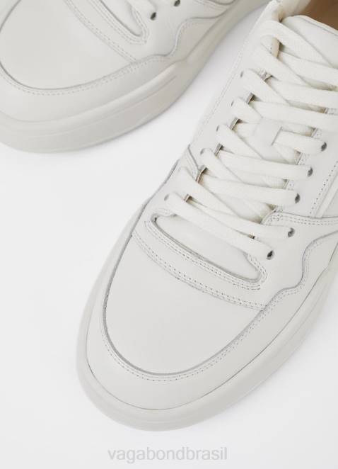 Vagabond D60R267 couro branco homens tênis cedric calçados