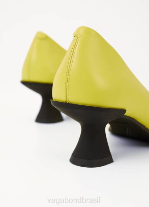 Vagabond D60R105 couro verde claro mulheres bombas de plantio direto calçados