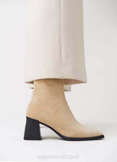 Vagabond D60R200 camurça bege mulheres botas hedda calçados