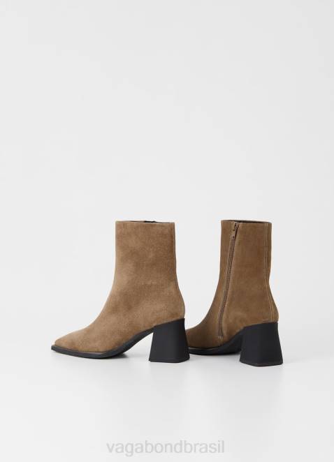 Vagabond D60R219 camurça marrom mulheres botas hedda calçados