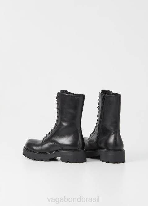 Vagabond D60R230 couro preto mulheres bota cosmo 2.0 calçados