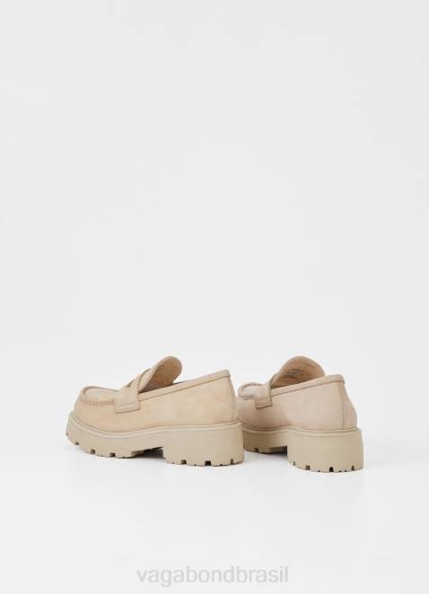 Vagabond D60R162 nubuck bege mulheres mocassim cosmo 2.0 calçados
