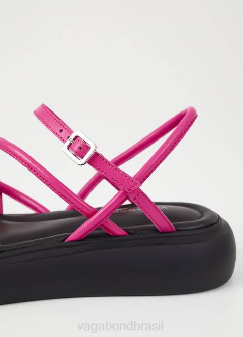 Vagabond D60R20 couro rosa mulheres sandálias blenda calçados
