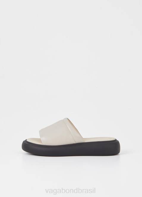 Vagabond D60R24 couro branco mulheres sandálias blenda calçados