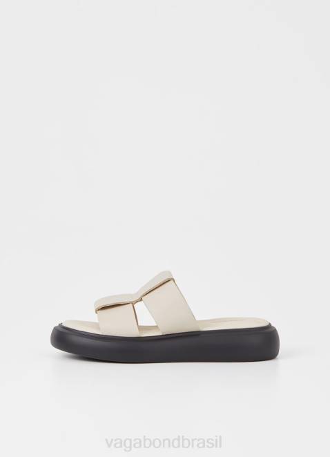 Vagabond D60R25 couro branco mulheres sandálias blenda calçados