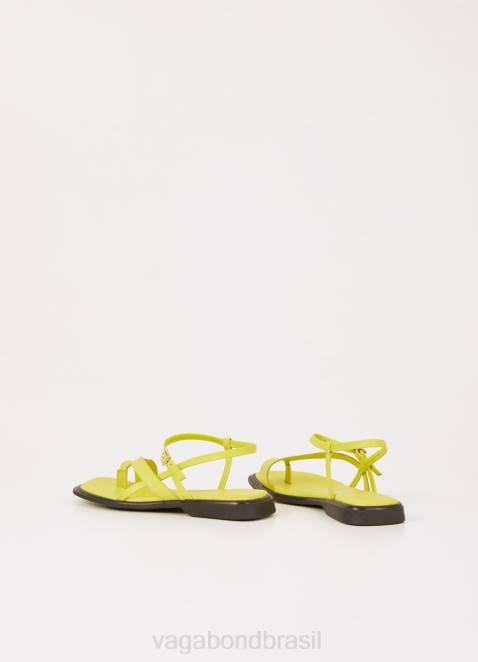 Vagabond D60R54 couro verde claro mulheres sandálias izzy calçados
