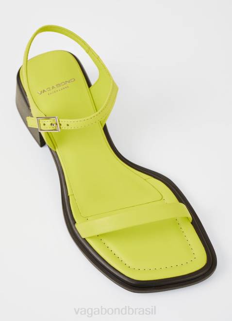 Vagabond D60R56 couro verde mulheres sandálias ines calçados
