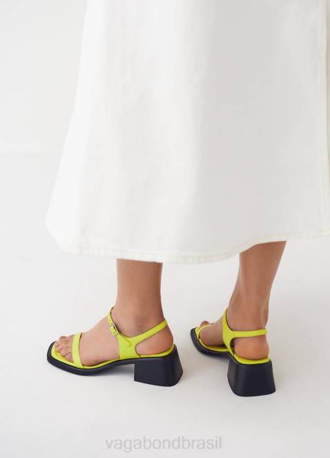 Vagabond D60R56 couro verde mulheres sandálias ines calçados