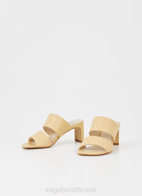 Vagabond D60R62 couro amarelo claro mulheres sandália luisa calçados