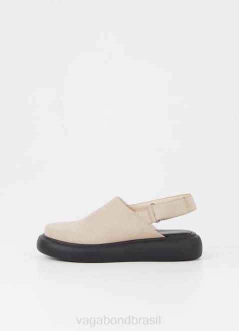 Vagabond D60R87 nubuck bege mulheres sandálias blenda calçados