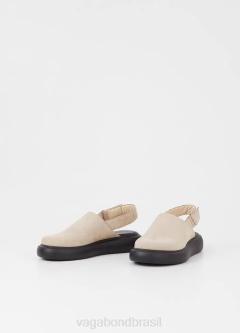Vagabond D60R87 nubuck bege mulheres sandálias blenda calçados