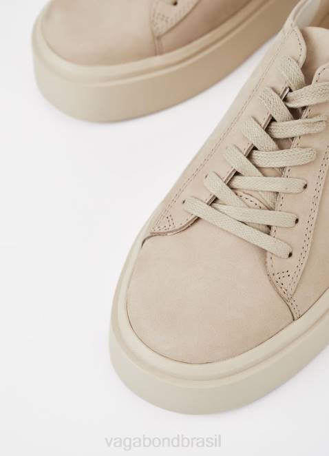 Vagabond D60R180 nubuck bege mulheres tênis stacy calçados